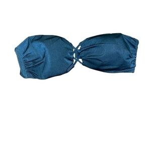 H&M Turquoise Strapless Bikini Top